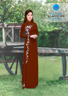 Vải áo dài hoa dây-DT 4002