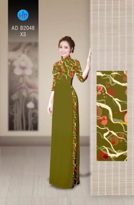 Vải áo dài hoa văn vằn vện-DT 4003