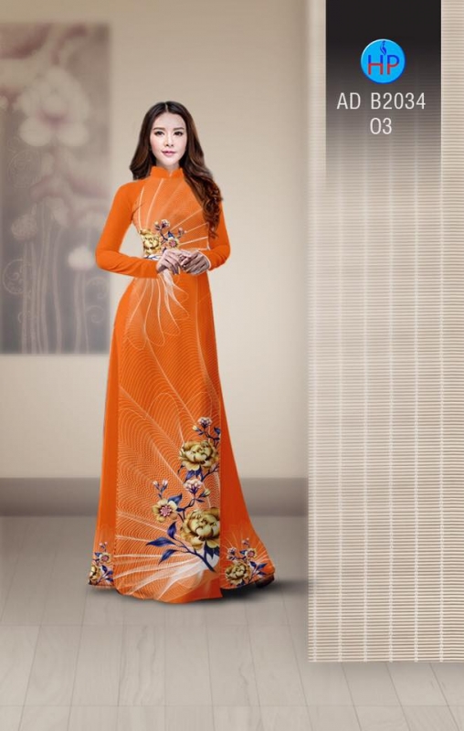 Vải áo dài hoa eo