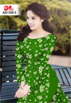 Vải áo dài hoa nhỏ toàn thân-DT 4031