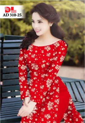 Vải áo dài hoa nhỏ toàn thân-DT 4031