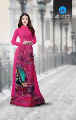 Vải áo dài trừu tượng-DT 4089
