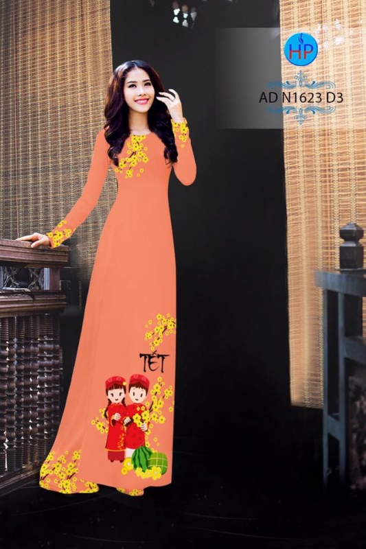 Vải áo dài pháo tết