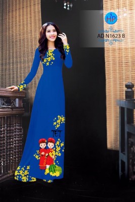 Vải áo dài pháo tết-DT 4163