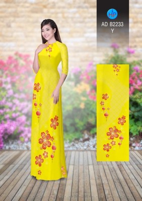 Vải áo dài hoa văn chạy dọc-DT 4182