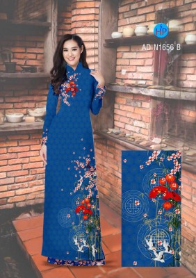 Vải áo dài hoa văn chìm-DT 4257
