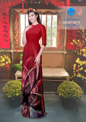 Vải áo dài hoa ảo 3D-DT 4259