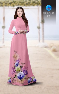 Vải áo dài hoa Cúc-DT 4267