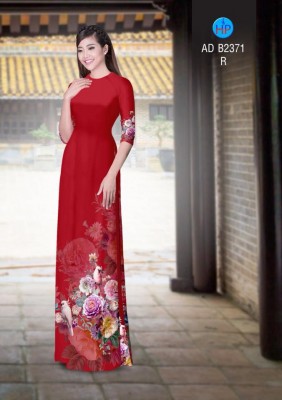 Vải áo dài hoa chùm 3D-DT 4321