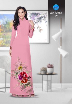 Vải áo dài hoa chùm-DT 4452