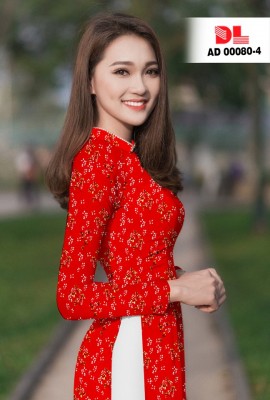 Vải áo dài hoa nhí-DT 4646