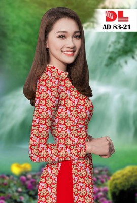 Vải áo dài hoa nhí-DT 4647