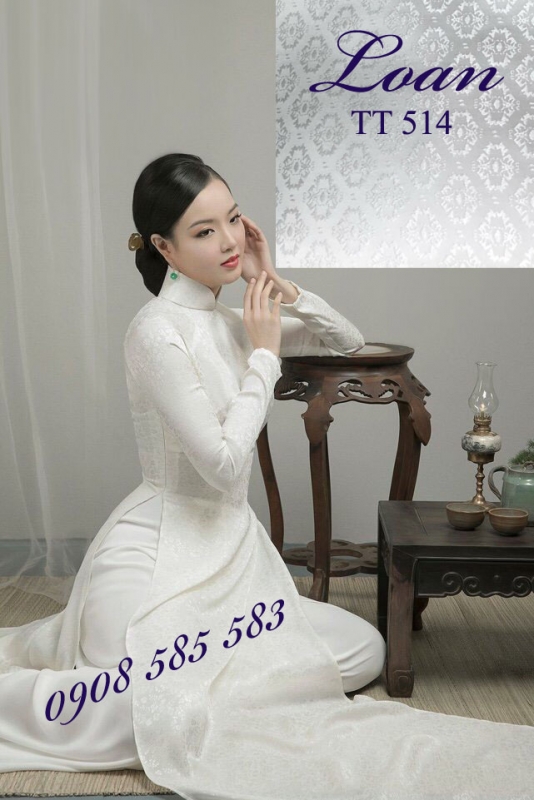 Vải áo dài lụa Tơ Tằm