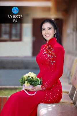 Vải áo dài hoa Phượng-DT 4724