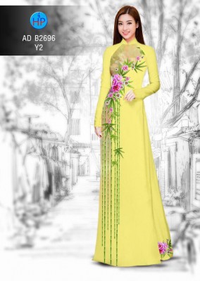 Vải áo dài cành Trúc-DT 4779