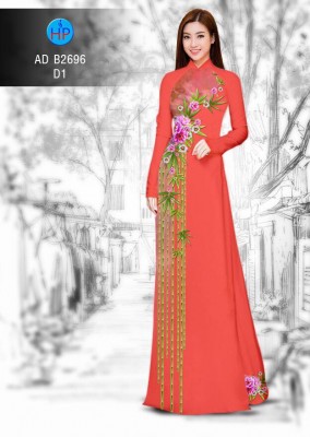Vải áo dài cành Trúc-DT 4779