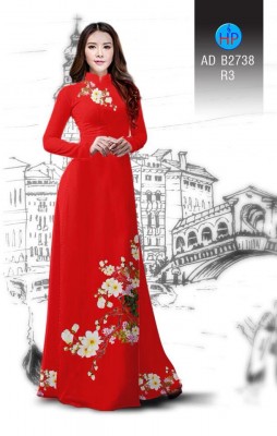Vải áo dài cành hoa-DT 4788