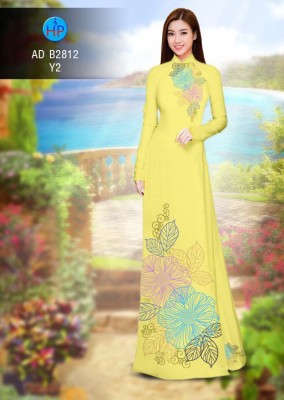 Vải áo dài hình chiếc lá-DT 4789
