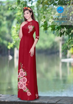 Vải áo dài hoa dây-DT 4799