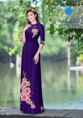 Vải áo dài hoa dây-DT 4799