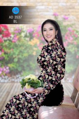 Vải áo dài hoa nhí-DT 4839