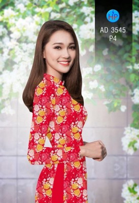 Vải áo dài hoa nhí-DT 4843