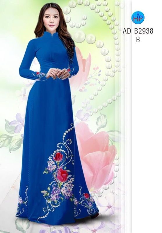 Vải áo dài hoa dây