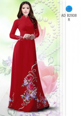 Vải áo dài hoa dây-DT 4911