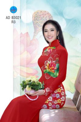 Vải áo dài hoa Sen-DT 5028