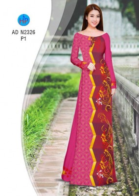 Vải áo dài hoa văn dọc-DT 5092