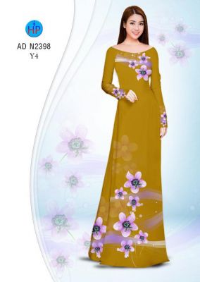 Vải áo dài hoa dây-DT 5318