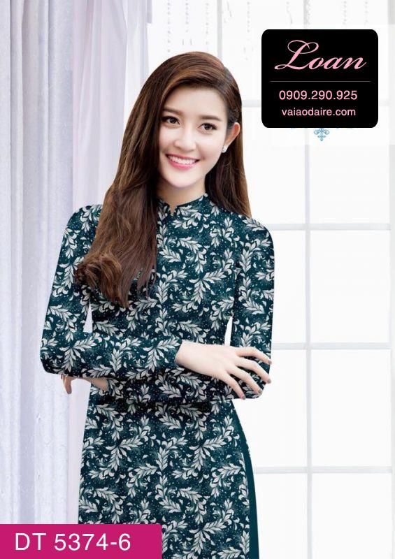 Vải áo dài hoa nhí