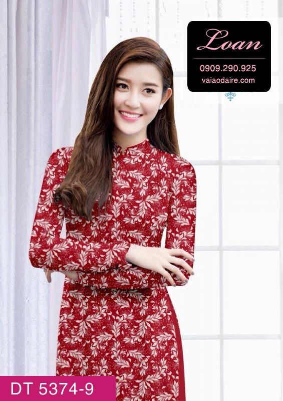 Vải áo dài hoa nhí