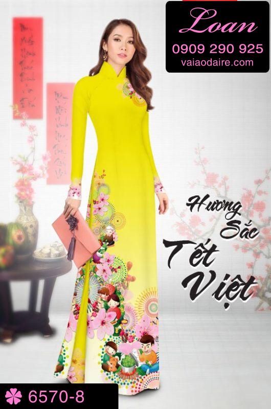 Vải áo dài tết 2019