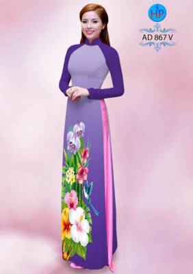 Vải áo dài luạ Hàn Quốc - Tằm Thái - Thái Tuấn-DT 762