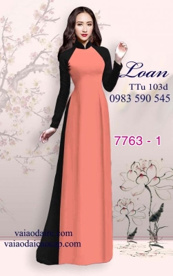 Vải áo dài lụa trơn-LT 7763