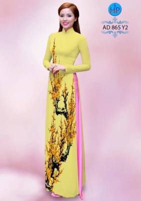Vải áo dài Cành Đào-DT 832