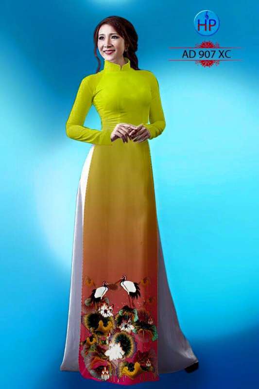 Vải áo dài hoa Sen