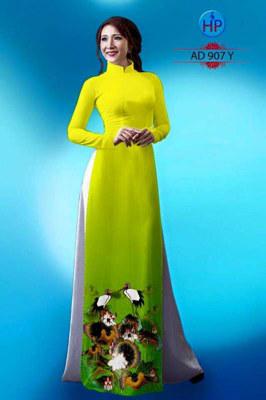 Vải áo dài hoa Sen