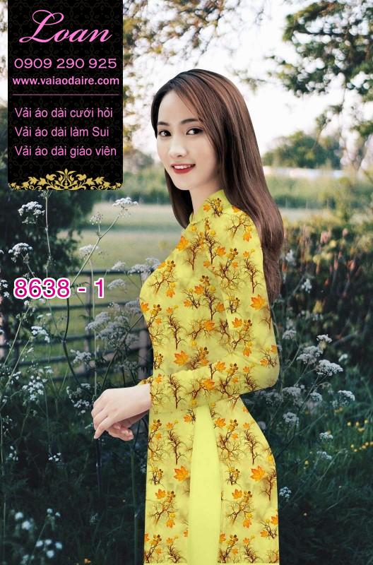 Vải áo dài hoa nhỏ