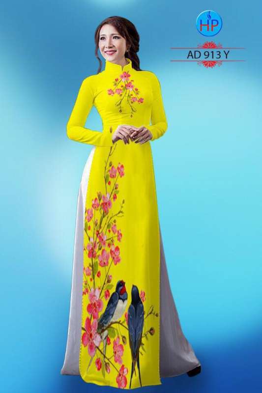 Vải áo dài chim cảnh