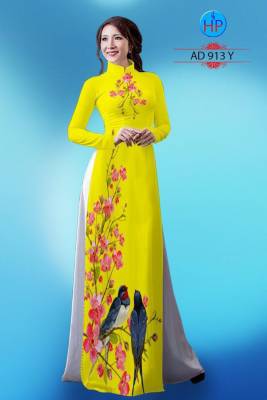 Vải áo dài chim cảnh-DT 882