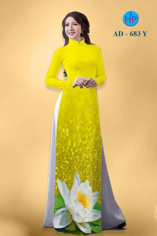 Vải áo dài hoa Sen