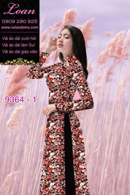 Vải áo dài hoa nhí-DT 9364