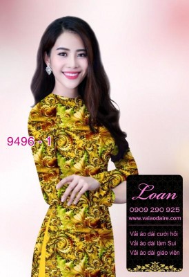 Vải áo dài lập thể-DT 9496