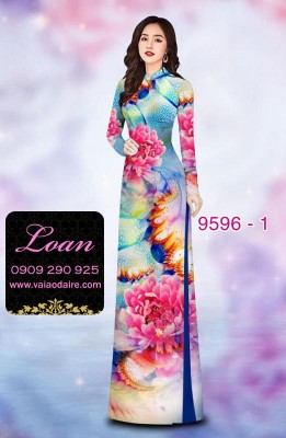 Vải áo dài lập thể-DT 9596