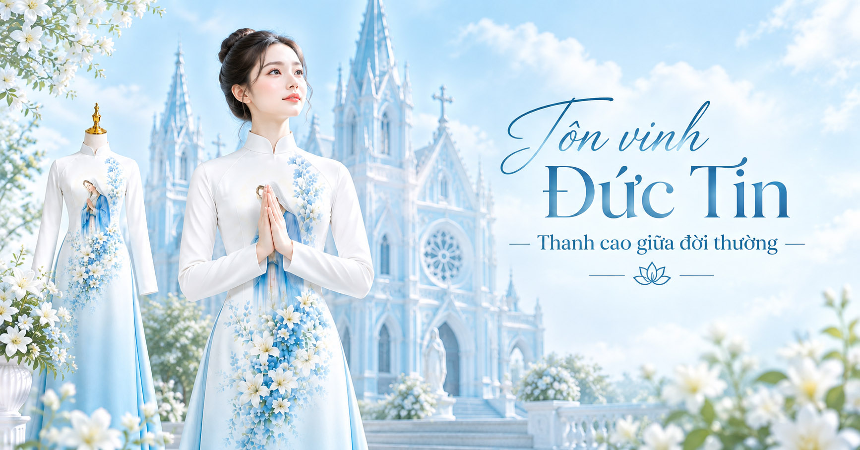Vải áo dài đạo thiên chúa