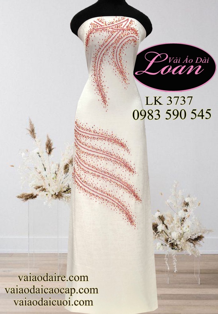 Vải áo dài kết sang trọng