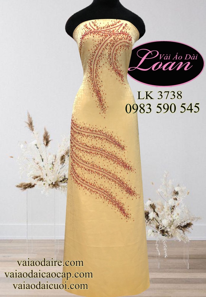 Vải áo dài kết sang trọng