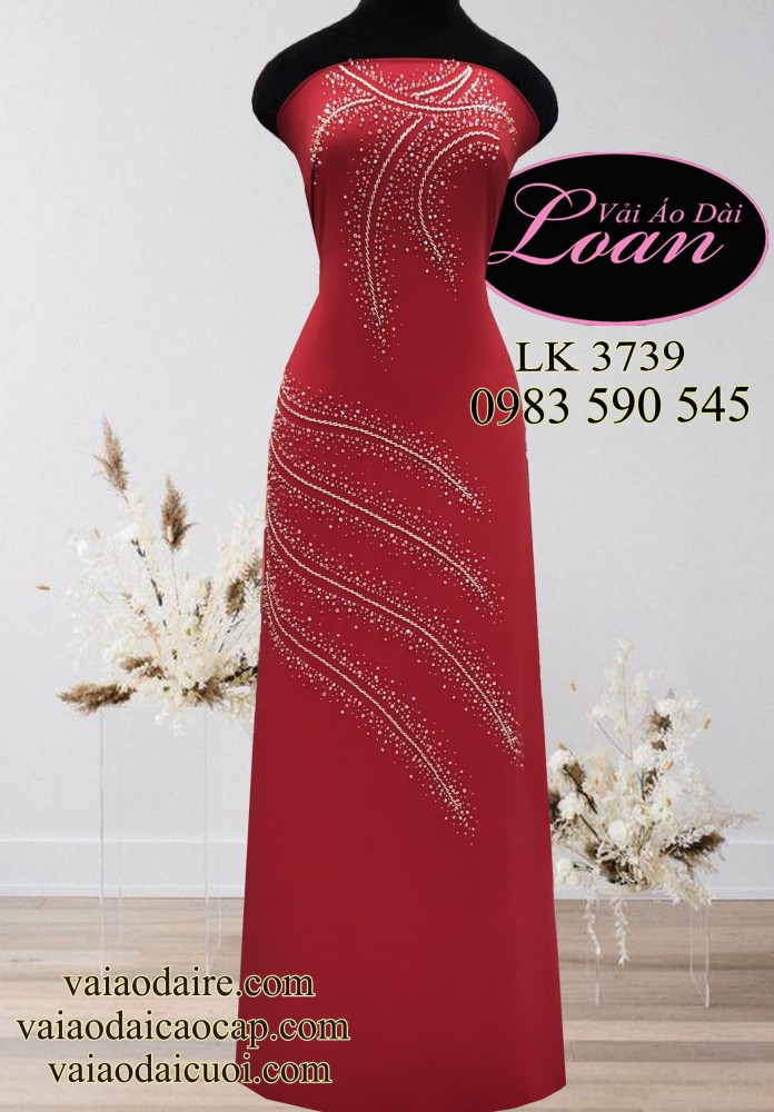 Vải áo dài kết sang trọng